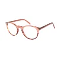 Ayliff - Oval Brown Glasses for Men & Women